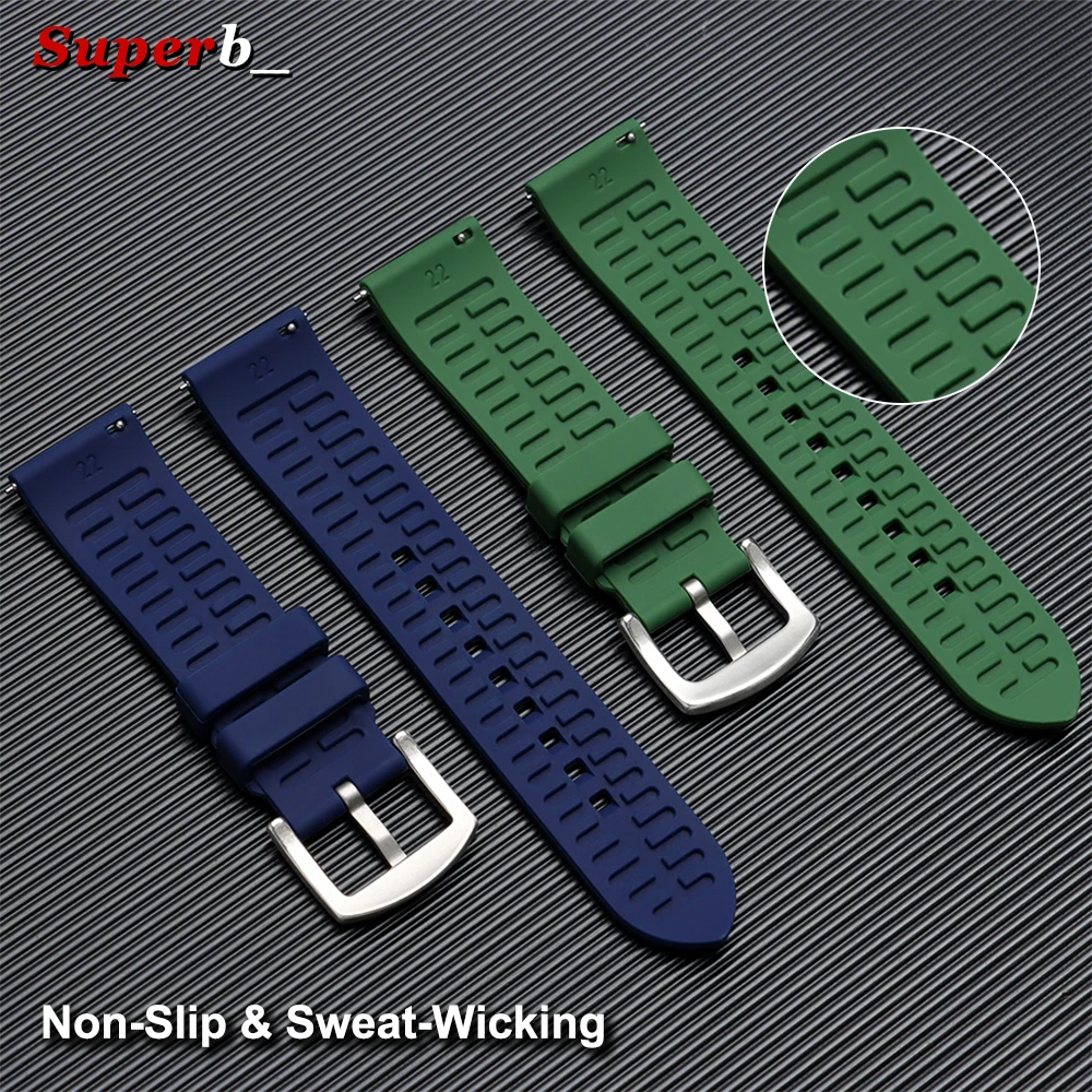 Versatile Soft Silicone Sport Wristband - Sweat-Wicking & Waterproof