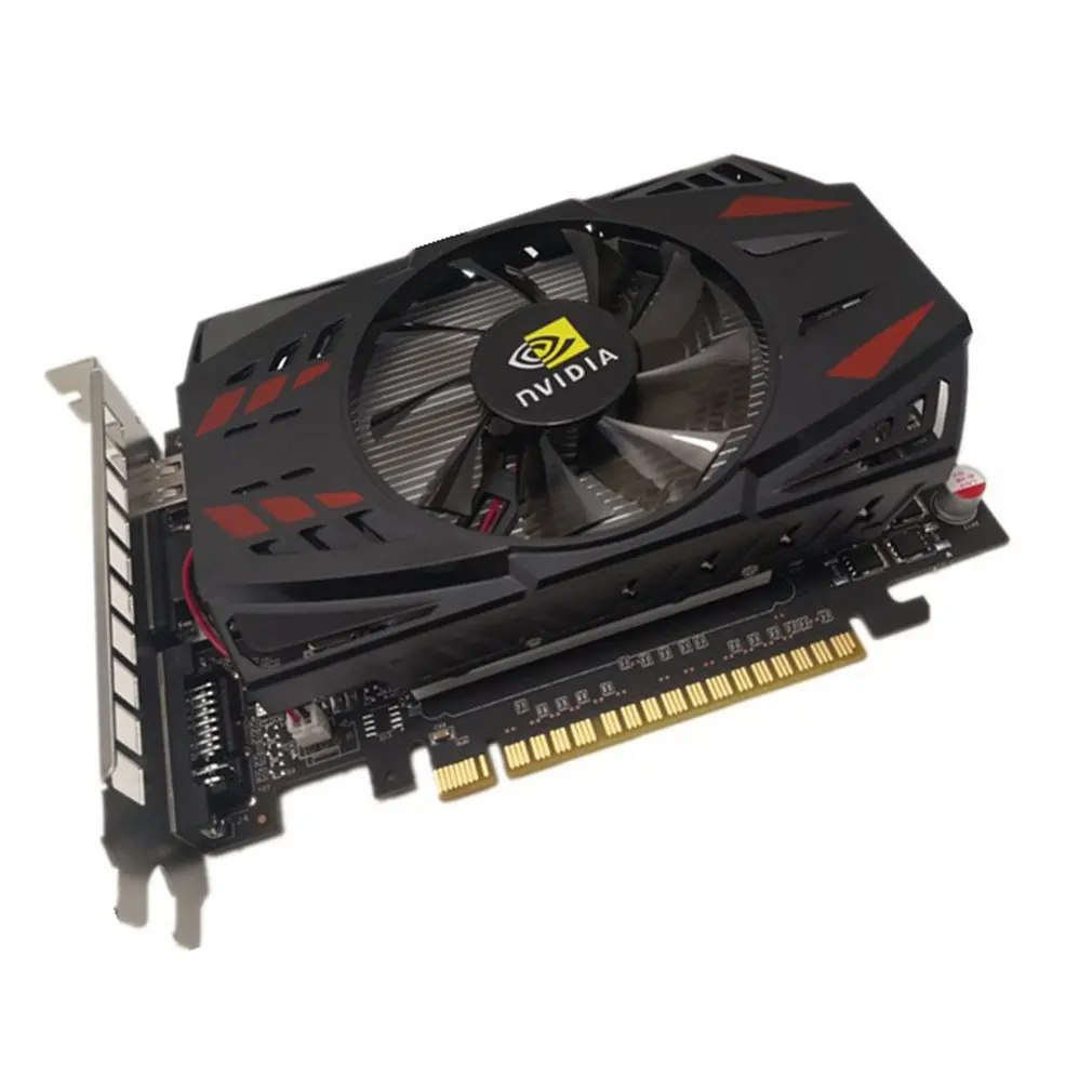 Лидер продаж, графическая карта GTX750TI DDR5 с одним вентилятором, графическая карта для офисного компьютера, все в одном, ЖК-дисплей высокой четкости, Прямая поставка