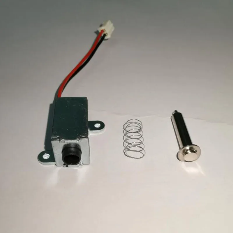 DC 8V-12V 6mm 스트로크 마이크로 풀형 전자석 흡입형 스프링 포함 85옴