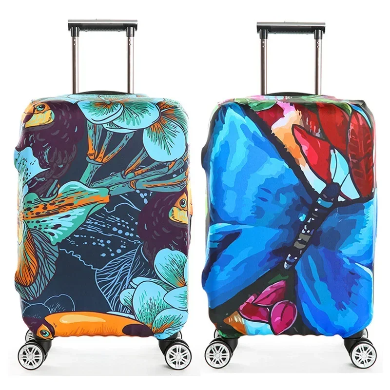 Luggage Cover Elastic Travel Trolley Suitcase Protective Baggage Cover Cartoon Suitcase Child Cartoon Travel Accessories