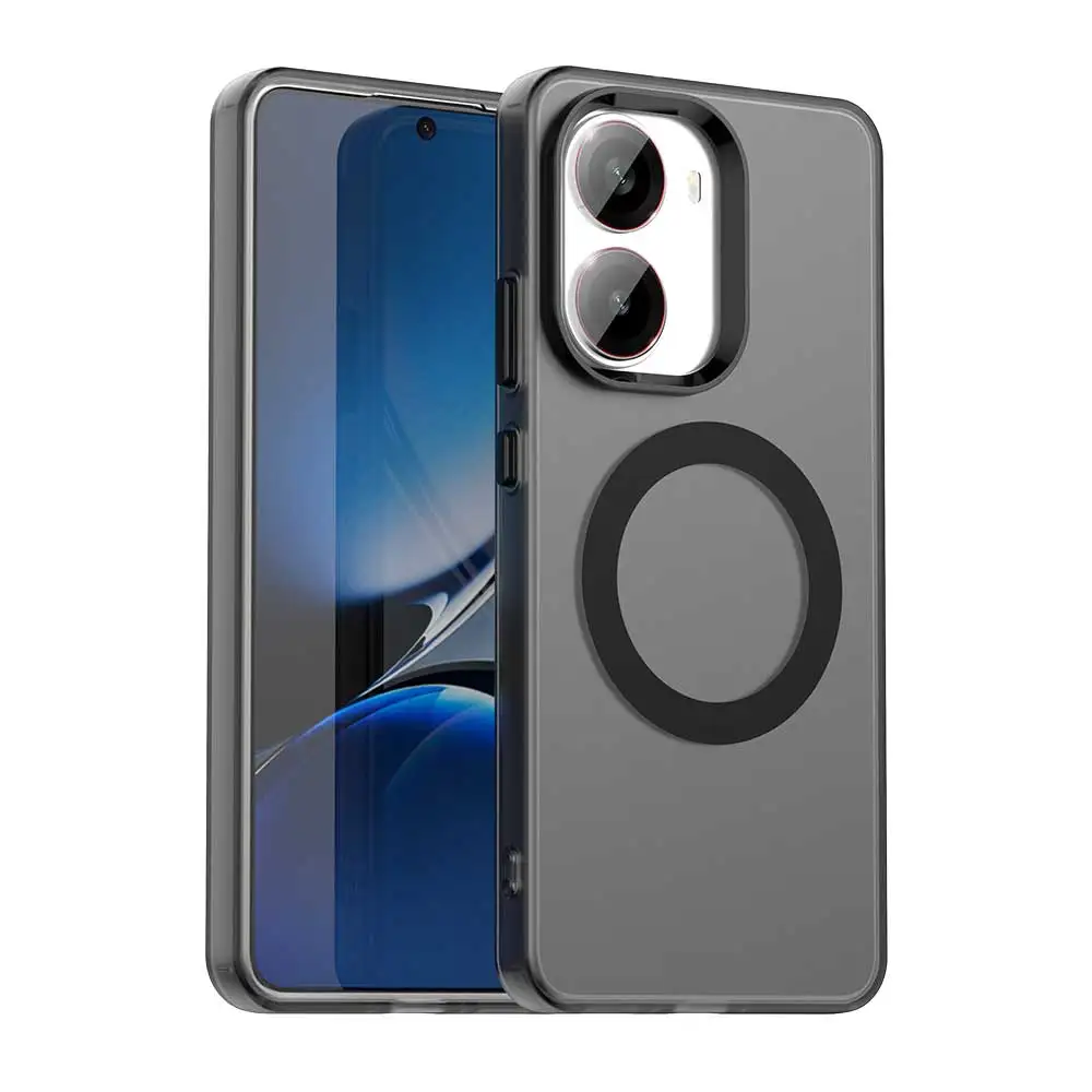 Translucent Candy Color Phone Case with Magnetic Wireless Charging Capability