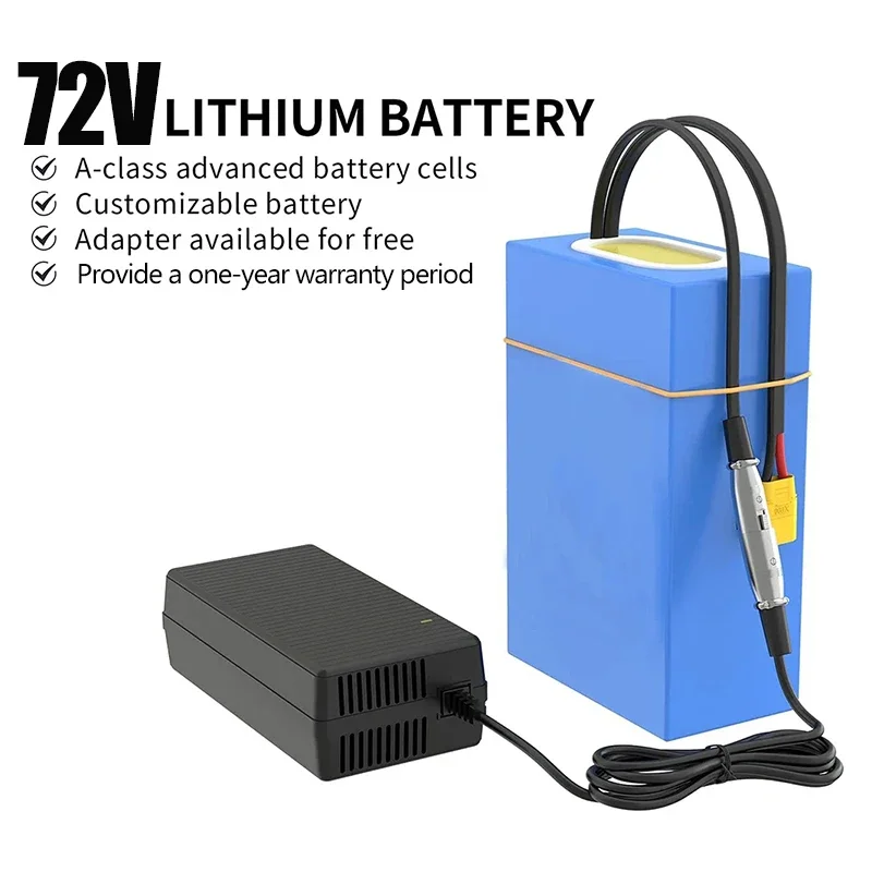 72V Electric Bicycle cham-rider 84V 3000w Bafang Battery 20ah 30ah 35ah 40ah 50ah Electric Bike E Scooter 21700 Lithium Battery