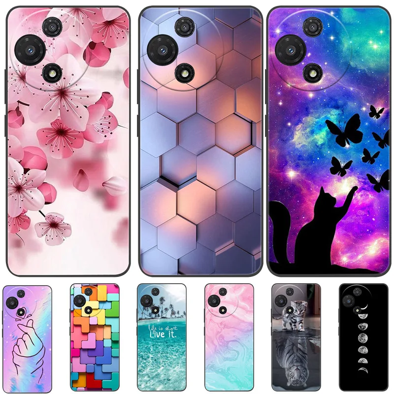 Luxury Silicone Space Soft Bumper Phone Case - Fashionable TPU Shell Cover