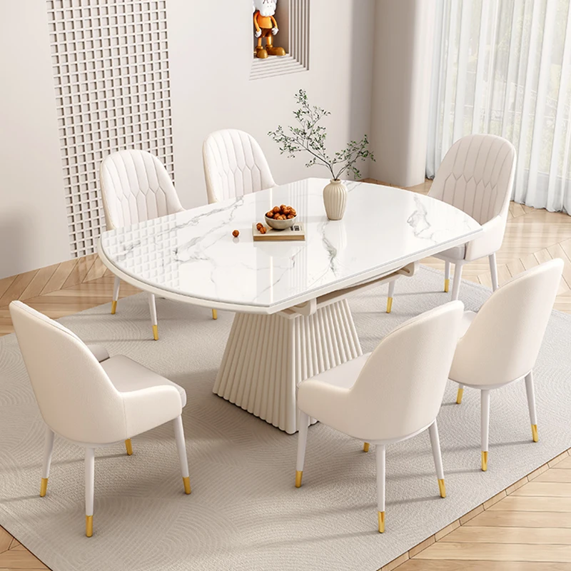 

Outdoor Marble Dining Tables SalonextendableMinimalist Slate Dining Tables Nordic Modern Esstisch Dining Room Sets YX50BC