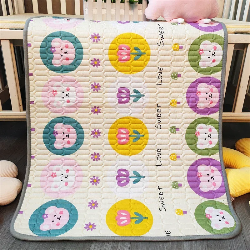 Baby Crib Mattress Newborn Urine Pad Waterproof Protection Changing Mat Infants Bed Sleeping Toddler Nappy Pad Bedding 100x70cm