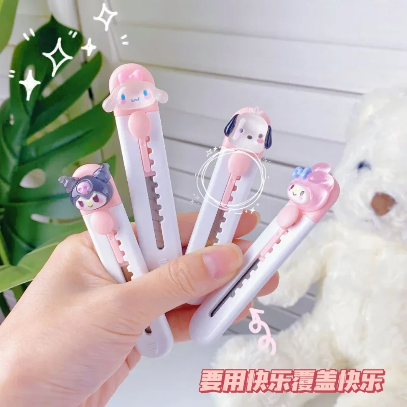 Cartoon Portable Utility Knife Paper Cutter Box Opener Letter Opener for Office School