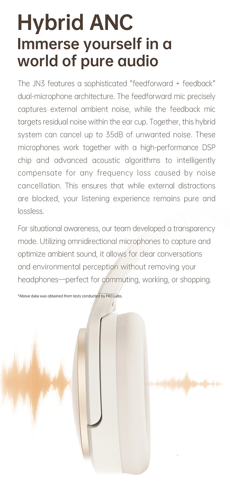 Cuffie bluetooth fiio jn3 con cancellazione rumore e spatial audio_voghion.com