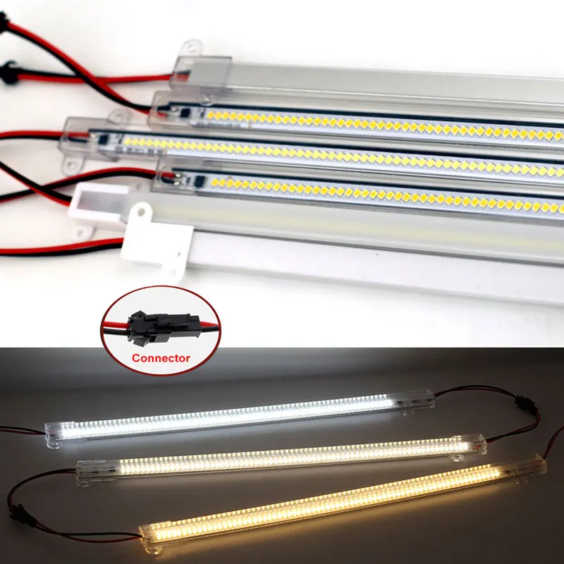 1pc 30/40cm LED Rigid Light Strip 2835 LED 220V High Brightness Fluorescent Floodlight Tube Bar Industries Showcase Display Lamp