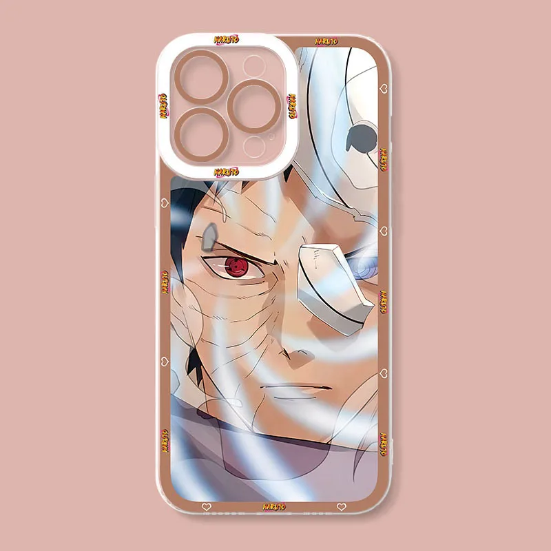 thumbnail image 1 of Funda de teléfono de lujo de Anime n-narutos para iPhone 15 14 Pro Max 13 12 Mini 11 Pro XR XS X 8 7 6 6S Plus SE 2020 Capa de silicona suave, 1 of 5