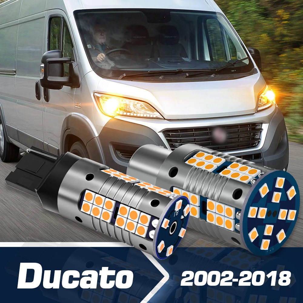 

Turn Signal Light 2pcs LED Canbus Accessories For Fiat Ducato 2002-2018 2007 2008 2009 2010 2011 2012 2013 2014 2015 2016 2017