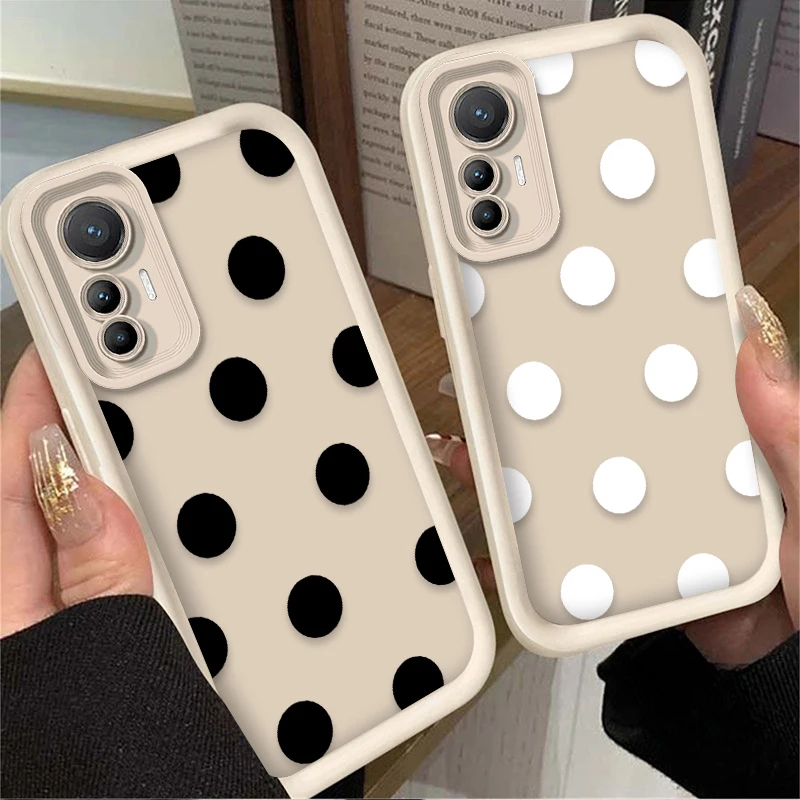 Chic Polka Dots Protective Phone Case Cover