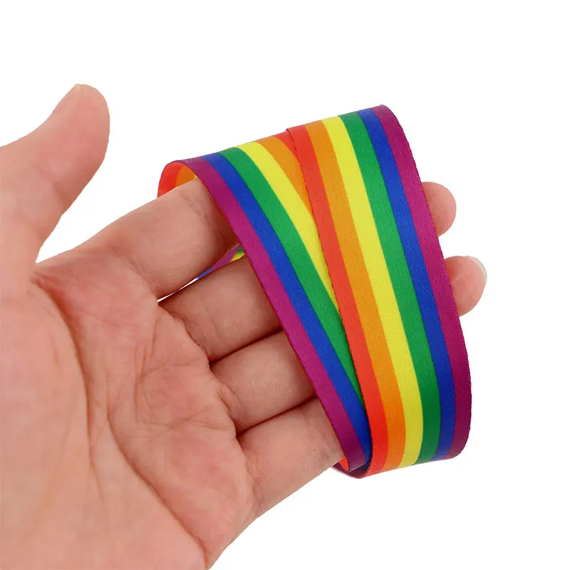 10pcs LGBT κ  ̵ Ű Lanyards  Ȧ ID ī Ű ü ȭ Ʈ USB ģ ׼ 