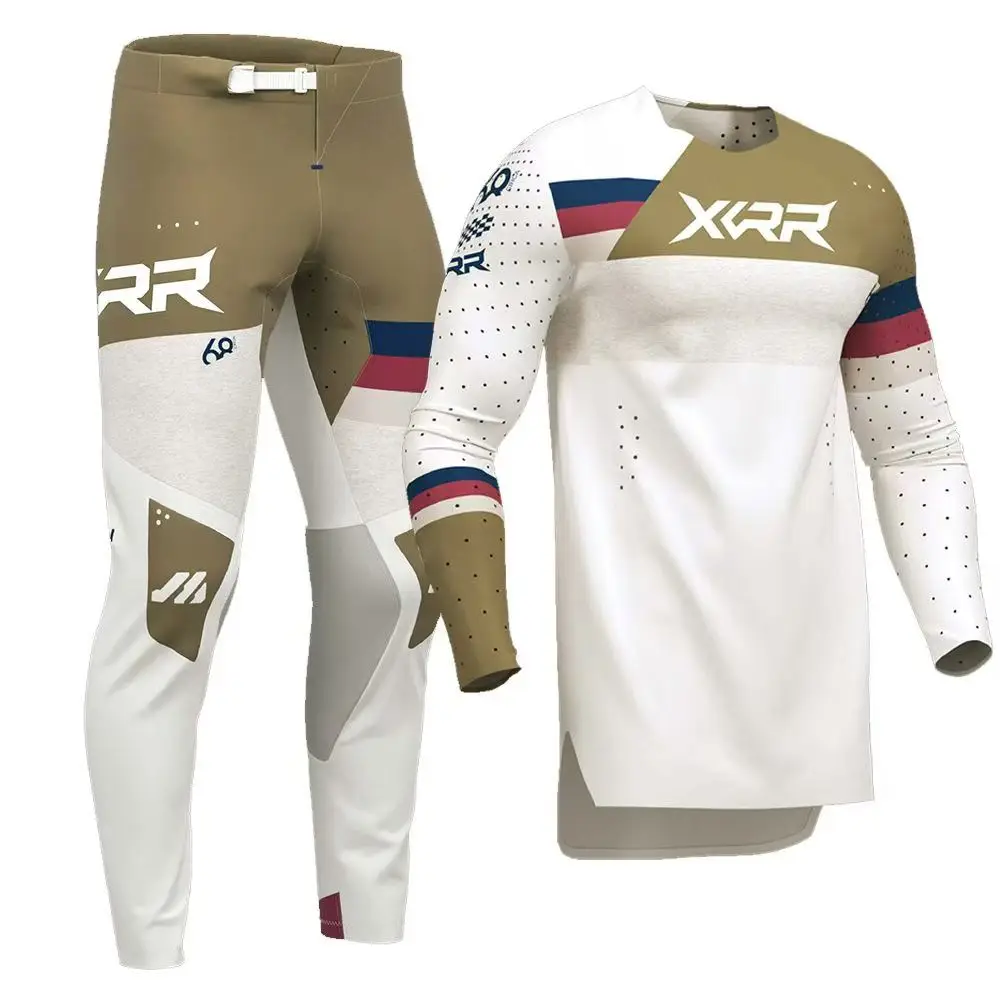 새로운 XCRR 모토크로스 저지&팬츠 콤보 엔듀로 오프로드 남녀 레이싱 슈트 MX MTB 다운힐 라이딩 더트 바이크 기어 세트 성인용
