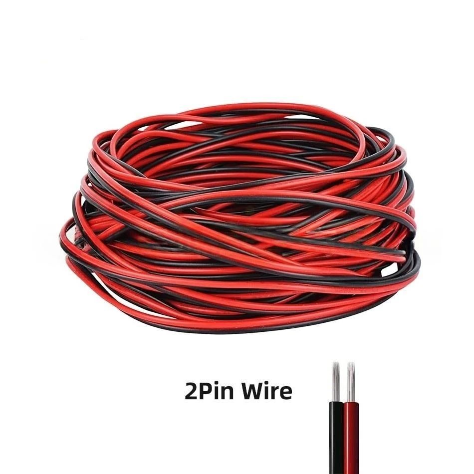 Durable 22AWG Tinned Copper 2-Pin Extension Cable for Power Supply (5M/20M)