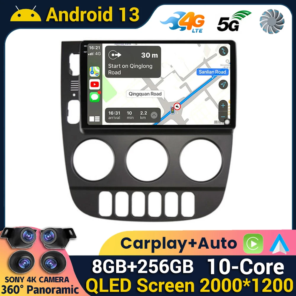 

Android 13 беспроводная автомобильная и Carplay Android для Mercedes Benz M-Class W163 ML 1997 - 2005 мультимедийный плеер навигация GPS стерео