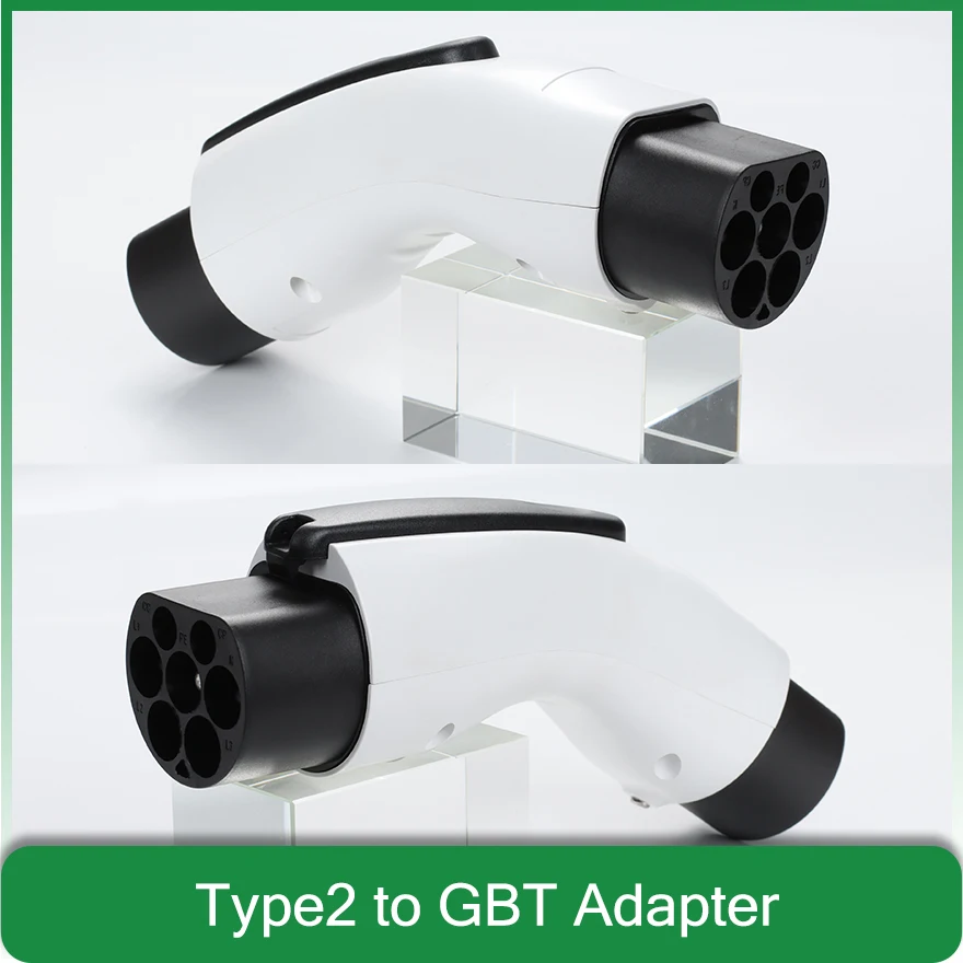 

Адаптер зарядного устройства Tesla type 2 на GBT EV, 16 А, 32 А, 7 кВт, 22 кВт, 3-фазный китайский Адаптер зарядного устройства EVSE для автомобиля IEC62196, адаптер зарядной станции 2023, аксессуары