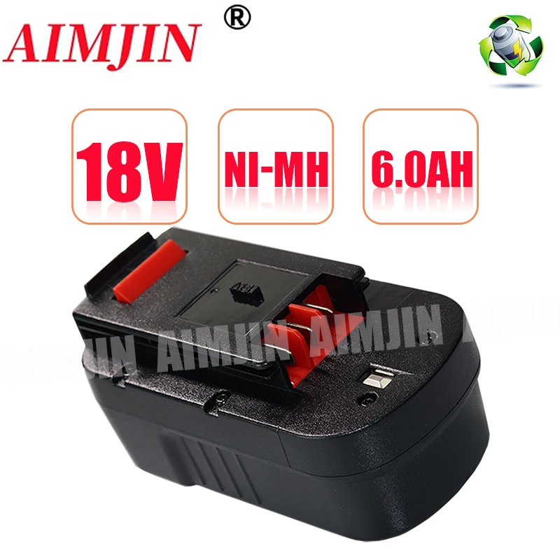 18V 2000mAh Replacement Battery for Black & Decker HPB18