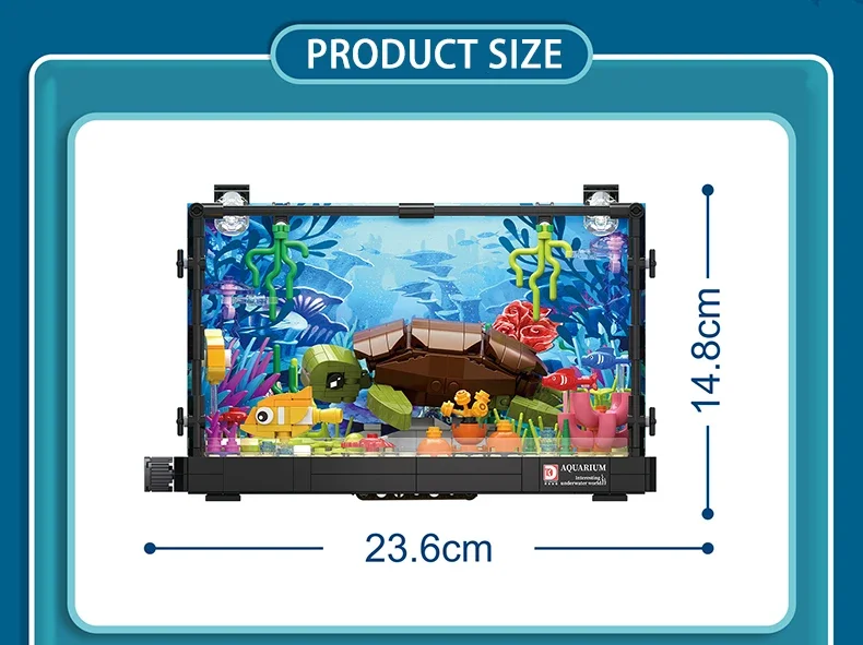 Lego Moc Aquarium Poissons