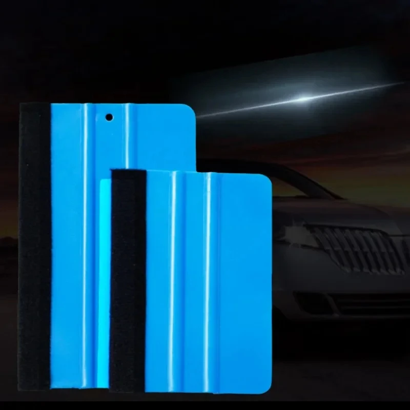 Car Wrapping Tools Vinyl Squeegee Silicone Squeegee Window Tinting Squeegee Automotive Film Tools Car Film Scraper 1Pcs Car Stickers Film Install Squeegee Vinyl Carbon Fiber Scraper with Felt Squeegee Tool Film Wrapping Car Wrap Tools 10x7cm