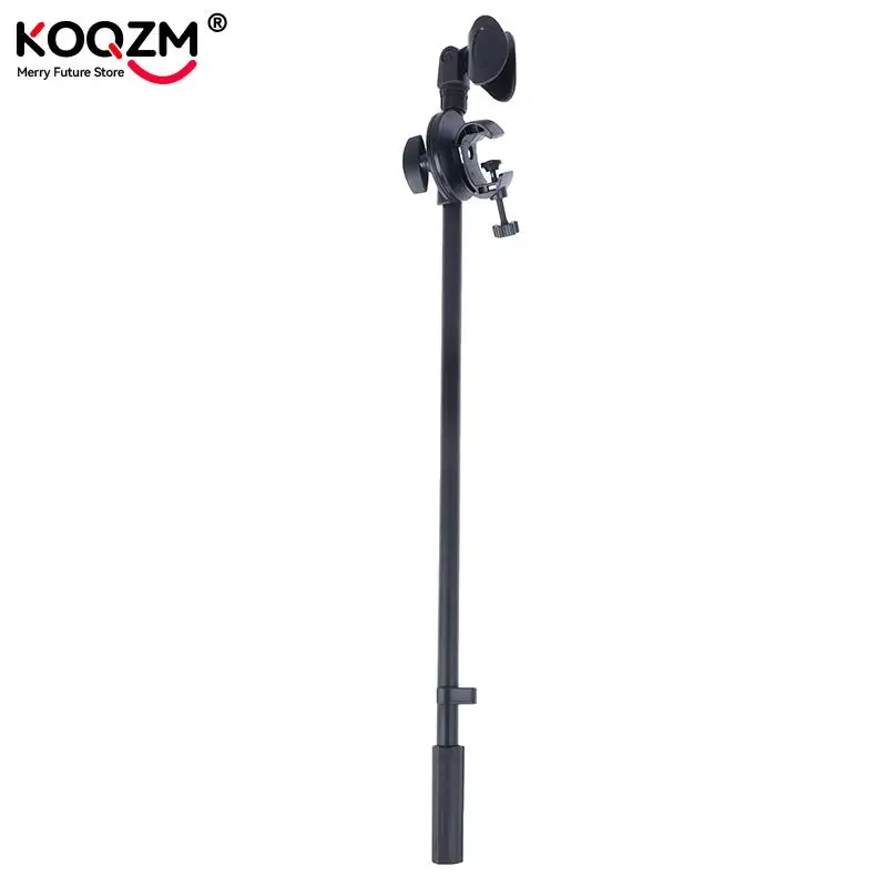55CM Rotating Microphone Stand Crossbar Boom Arms Mic Clip Phone Holder Extension Bracket