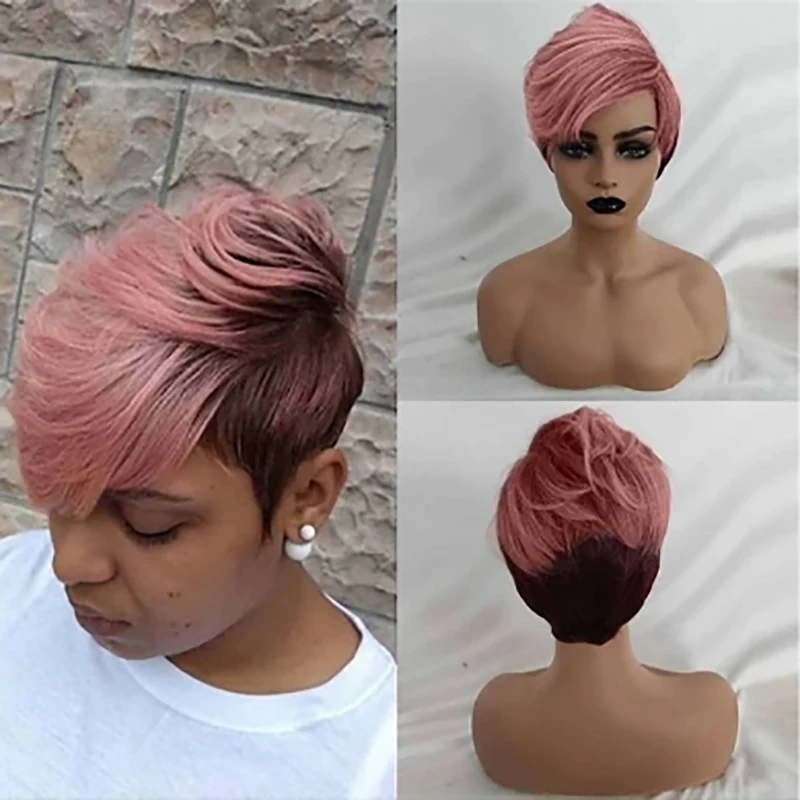 HAIRJOY Synthetic Hair Women Short Curly African American  Wig
