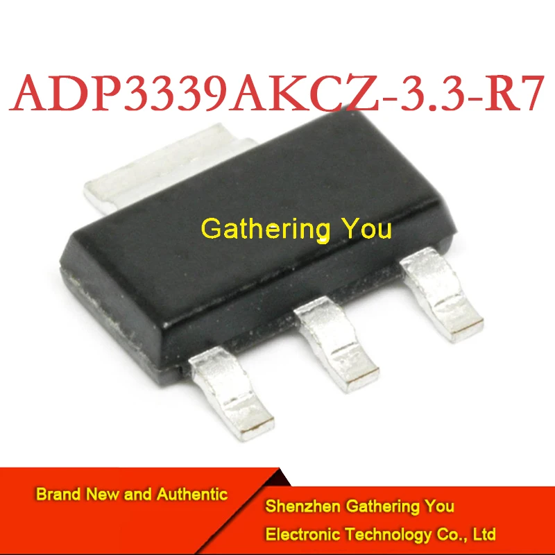 

ADP3339AKCZ-3.3-R7 SOT223 Linear Regulator Brand New Authentic