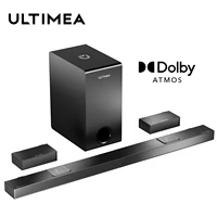ULTIMEA 5.1.2 Sound Bar for Smart TV with Dolby Atmos, 8" Wireless Subwoofer, 4K HDR Pass-through, HDMI IN/eARC, 520W Peak Power 1