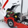 770S RC Tractor Trcuk 6x6 Metal Chassis 1/14 Remote Control Vehicle ST8 Radio Car with Sound Light Smoking 2-speed Model Toys 5