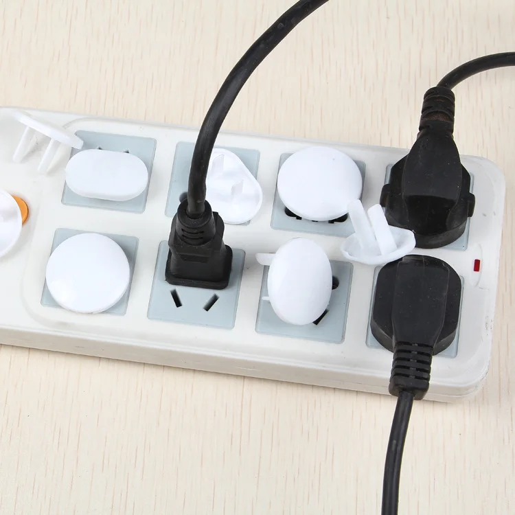 10pcs Electrical Safety Socket Protective Cover Baby Safety Guard Protection Children Anti Electric Shock Rotate Protectors