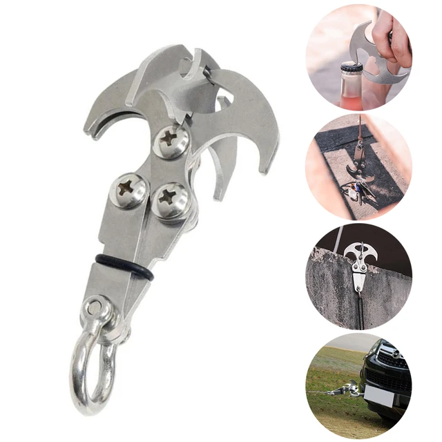 Outdoor Climbing Hook Stainless Steel Gravity Hook Foldable