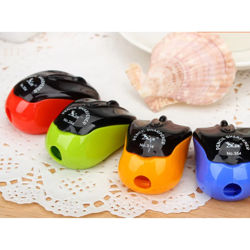 1 Piece Creative Stationery Mouse Plastic Mechanical Pencil Sharpener For Office School Supplies Gift Novelty Kids