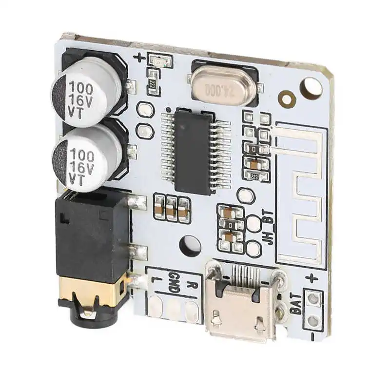 사운드 수신기 보드 자동차 스피커 앰프 모듈 3.7 ? 5V LED 표시기 DIY 용