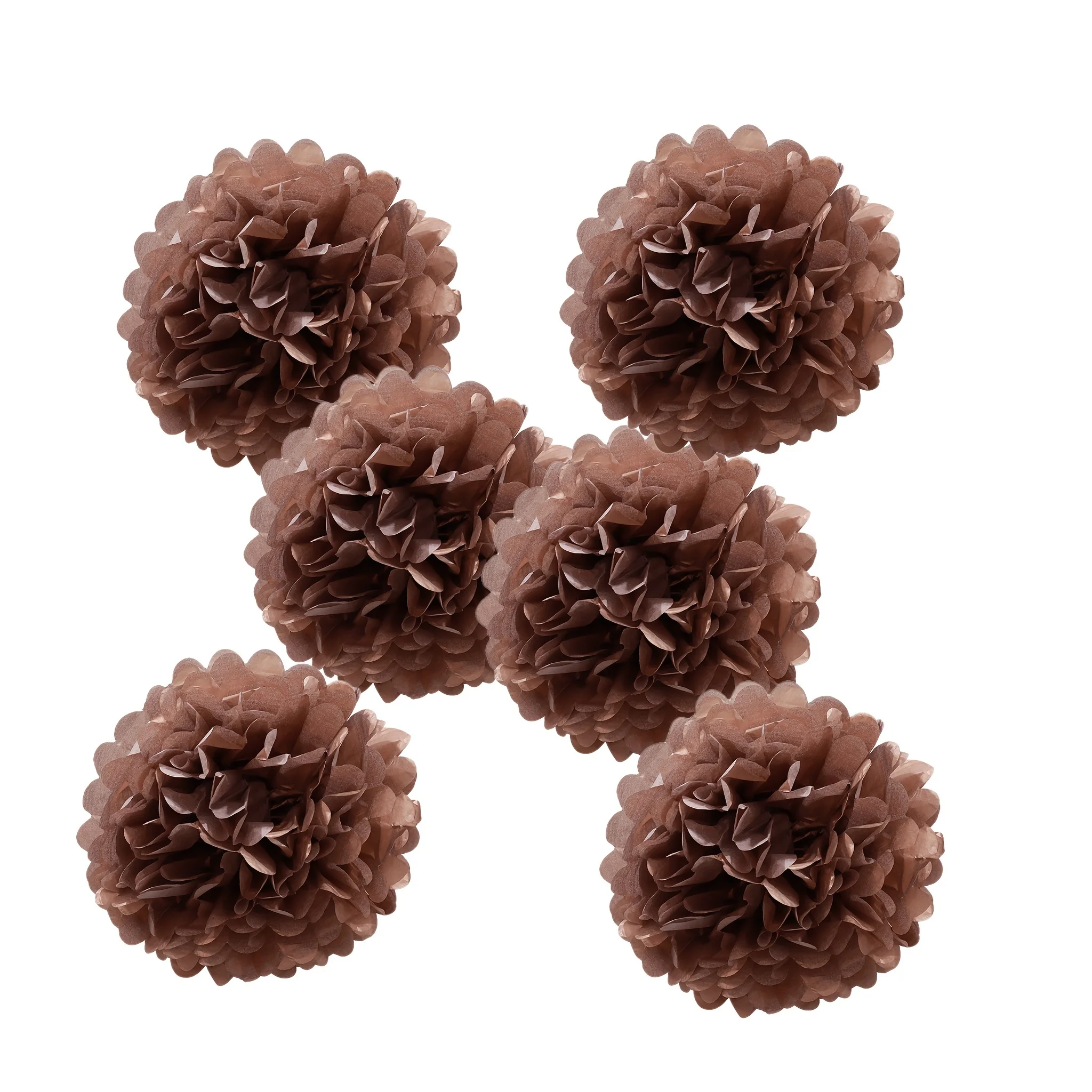 6 Stück 10 Zoll/25 cm lebendige Papier-Blumengirlande – handgefertigte, farbenfrohe, wiederverwendbare Partydekoration für Hochzeit, Geburtstag, Weihnachten – Detail 12