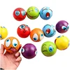 12Pcs Stress Relief Expression Soft Balls Toy Fun Sponge Stress Ball Squeeze Smiley Face Grimace PU Foam For Sports Toy Ball 1