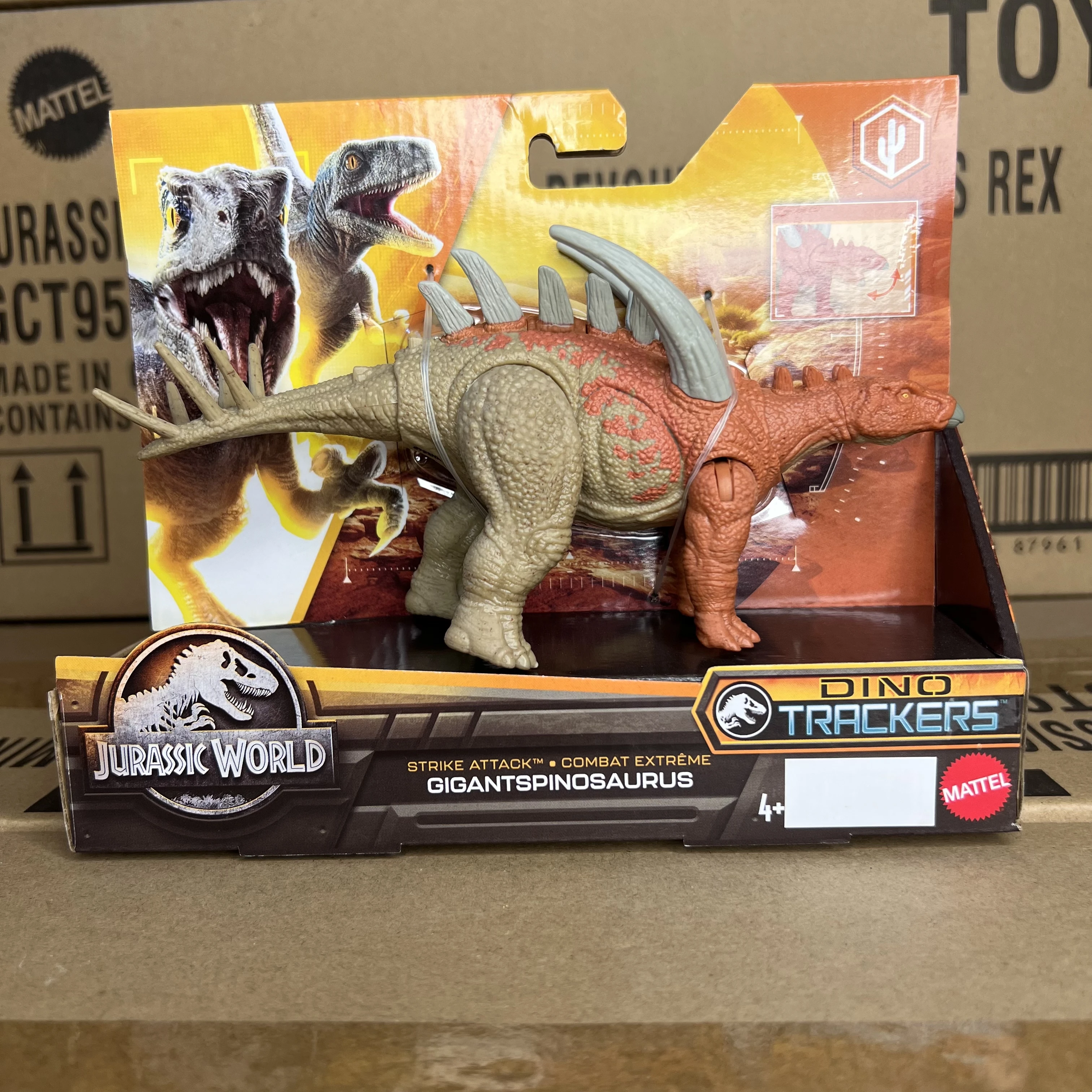 gioco dinosauro jurassic world dino trackers Gigantspinosaurus giocattolo