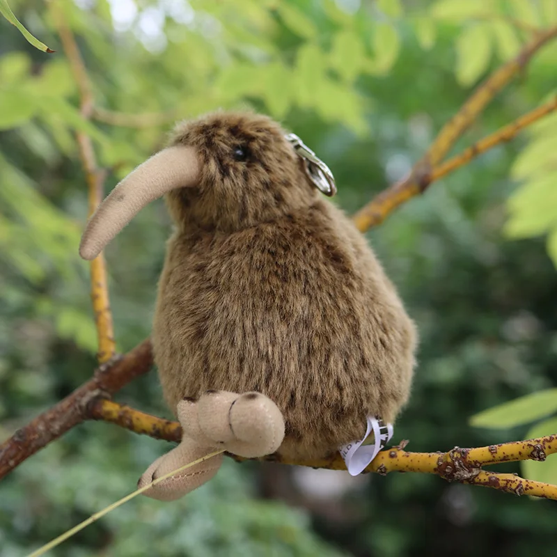 12cm High Kiwi Bird Plush Toys Real Life New Zealand Birds Bird Stuffed