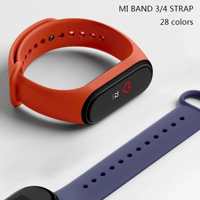 Ремешок силиконовый для Xiaomi Mi Band 7 6 5 4 3, аксессуары для часов ...