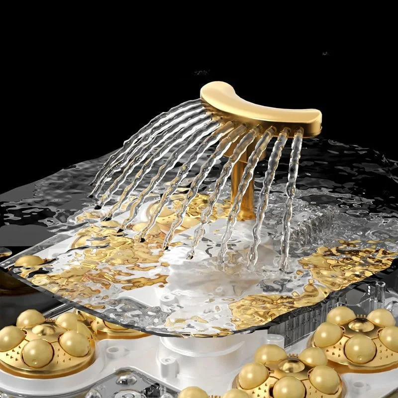 Home Electric Foot Bath Tub Fully Automatic Heating Foot Washing Basin Massage Soaking Bucket For Household Use