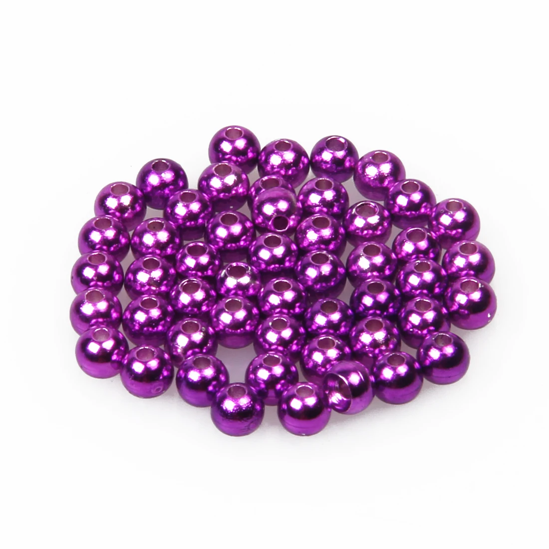 

100pcs 2.0mm-2.45mm Fly Tying Tungsten Beads Material Nymph Fly Fishing Beads
