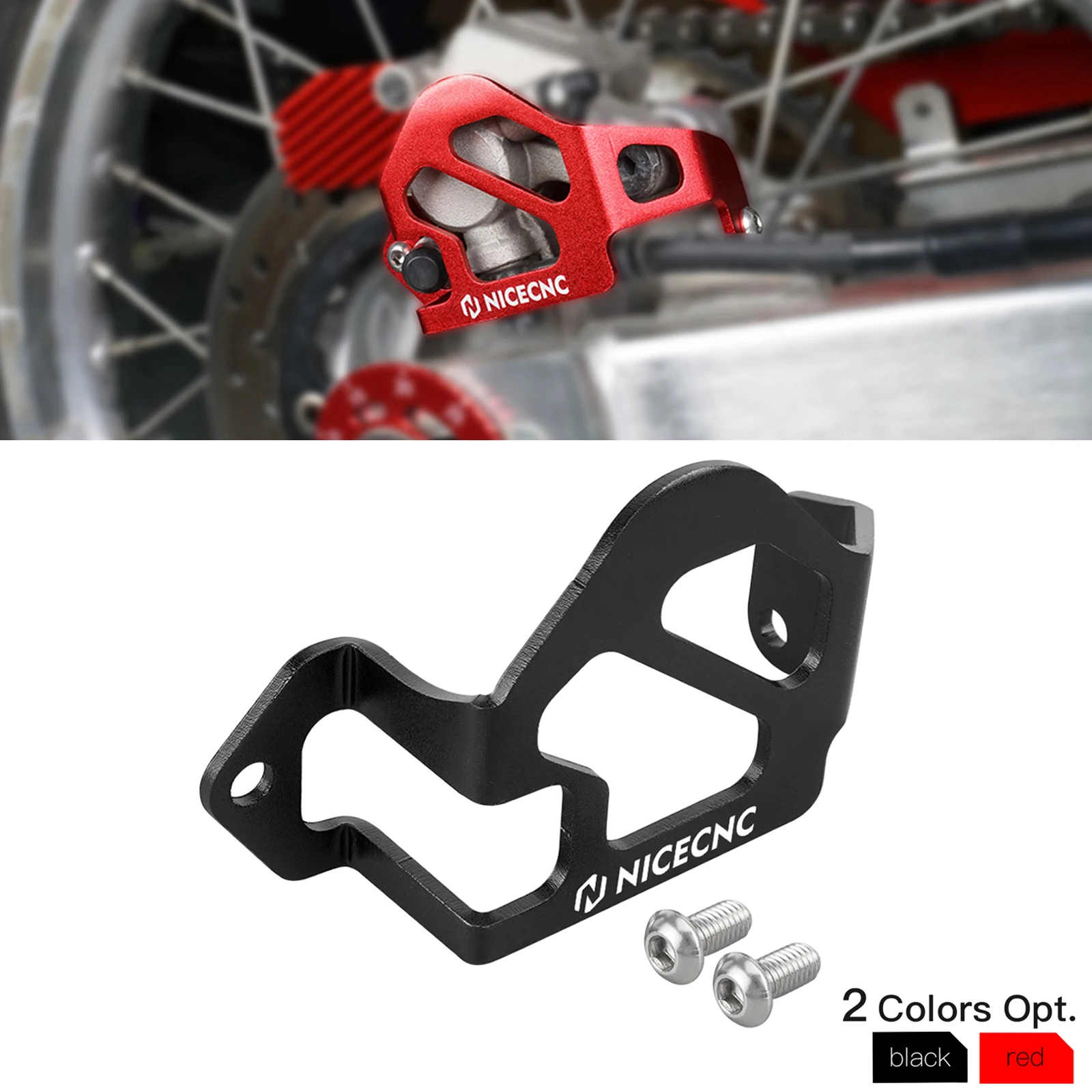 NICECNC Für Honda XR650L XR 650L 1993-2025 2024 2023 2022 2021 2020 2019 Motorrad Hinterrad-Bremssattelschutzabdeckung XR650L Zubehör