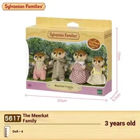 Authentic Sylvanian Families Anime Character Simulation Playhouse Toy Room Decoration Toy Christmas Gift 1