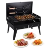 Portable Charcoal Grill, Foldable BBQ Grill with Adjustable Heights, Durable & Compact, Easy to Clean, Perfect for Camping, Tail 1