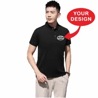 Été décontracté pas cher POLO entreprise personnelle Logo personnalisation broderie impression conception personnalisée haut 3