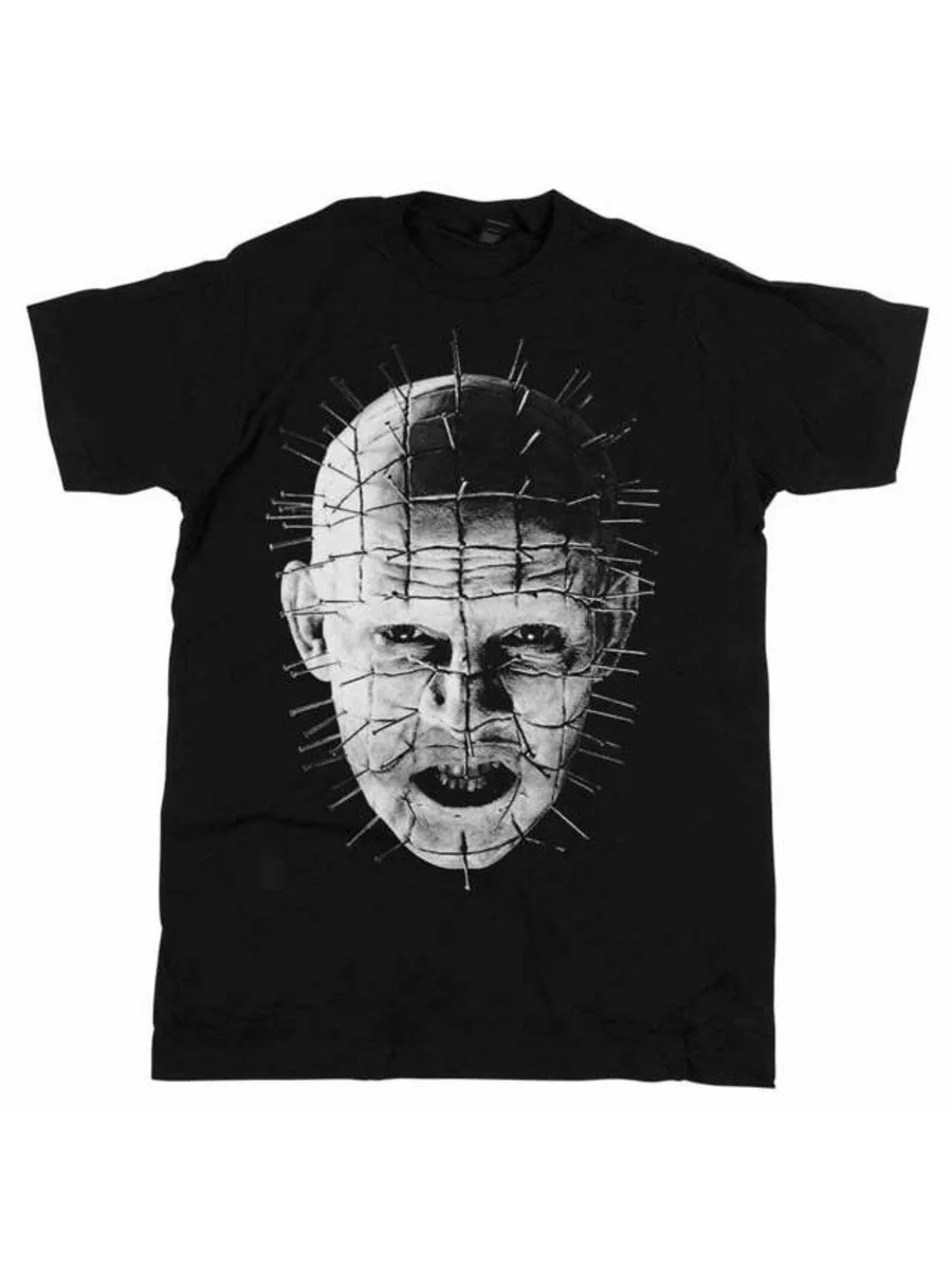 Hellraiser - Movie Pinhead Up-Close T-Shirt. Summer Cotton O-Neck Short Sleeve Mens T Shirt New S-3XL