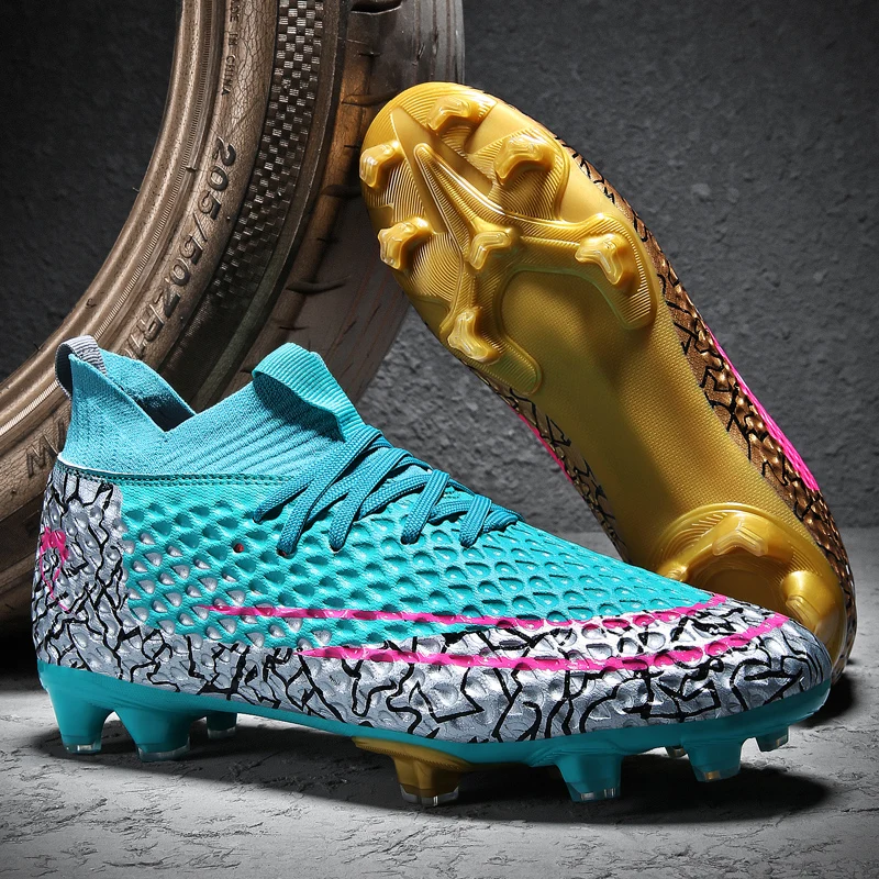 Football Boots Men Turf Soccer Cleats Outdoor Non Slip Soccer Boot for Boys Professional Low Top Grass Training Sport Footwear