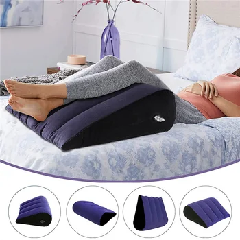 Inflatable Travel Pillow Sex Pillow Lumbar Chair Cushion Adult Sexy Aid Body Position Support Couple Air Magic Sex Game Toy 1