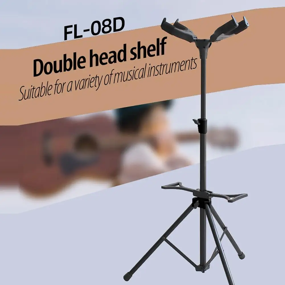 HotSaleFlangerGuitarStandGravityAutomaticLockRackFolding