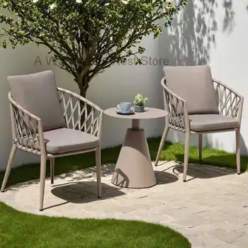 Set di mobili da giardino per salotto nordico, caffè mobile, tavolo da scrittura da campeggio, picnic, poker, reception, mobili commerciali Mesa da esterno 1