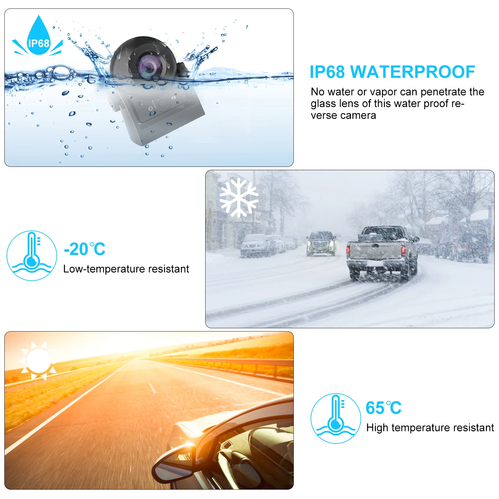 MHCABSR ������ Wifi Re ī�޶�, �Ĺ� ī�޶�, ���� LCD AHD �����, Ʈ�� Ʈ���Ϸ� RV ���� ī�޶�, 3.5 ��ġ