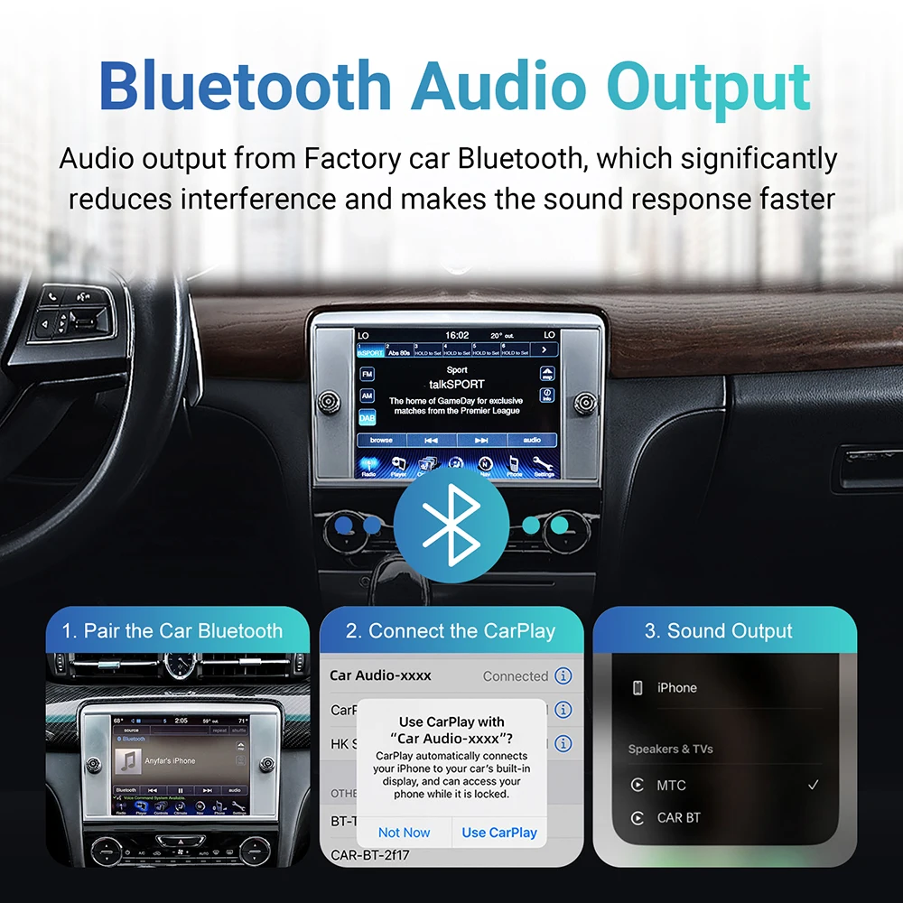 Maserati CarPlay Android Auto Kit Image 10